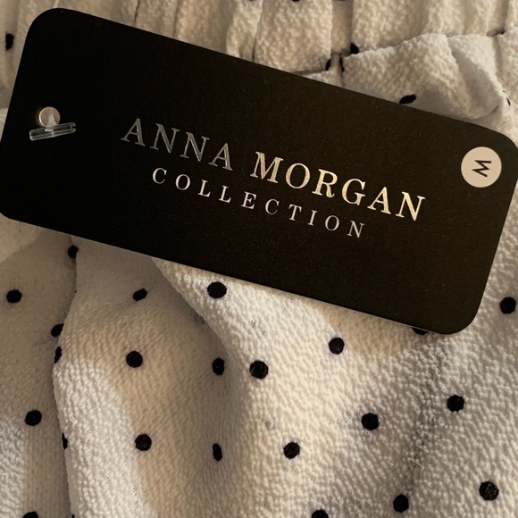 Anna Morgan White Polka Dot Tulip-Hem Ruffle Skirt - Picture 4 of 5